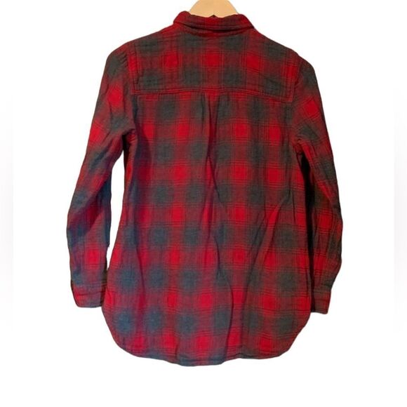 Madewell red plaid button down shirt with pockets! - Picture 14 of 14
